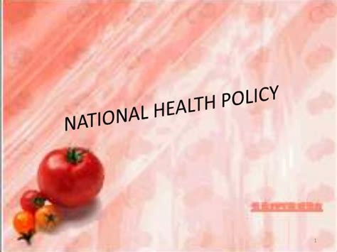 National Health Policy Ppt