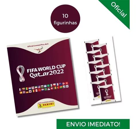 Kit Lbum Copa Mundo Qatar Figurinhas Envio Hoje Mercadolivre