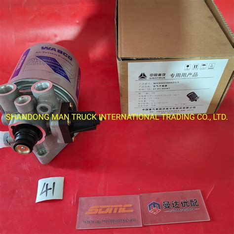 Sinotruk HOWO Truck Parts Wabco Air Dryer Heavy Truck Spare Parts Air