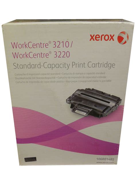 Xerox 106R01485 106R1485 Black Toner Cartridge 2k Genuine OEM Original ...