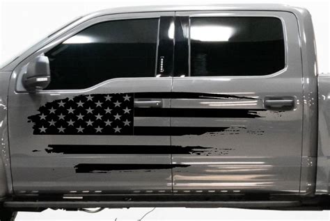 Set of American Flag Decal Stickers Patriotic Decals For Any Trucks ...