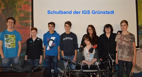 Igs Gr Nstadt Igs Gr Nstadt Schulleben Schulband Schule Rheinland