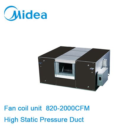 Midea Dc Inverter Central Air Conditioner Fan Coil Units High Static Pressure Duct For Shopping