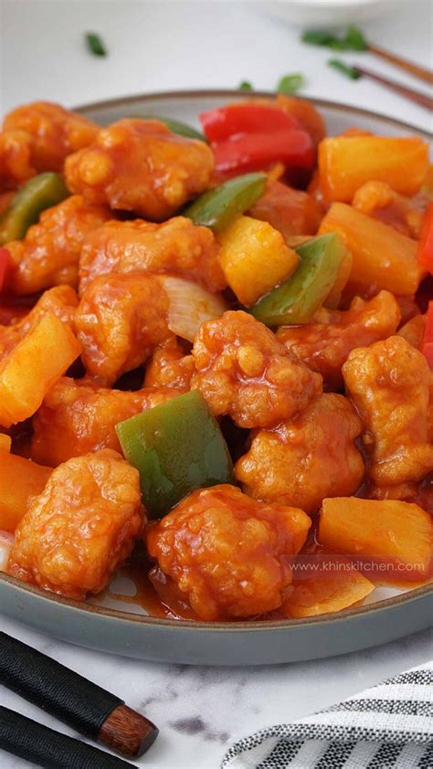 Sweet And Sour Chicken Hong Kong Style Khin S Kitchen Chinese Cuisine