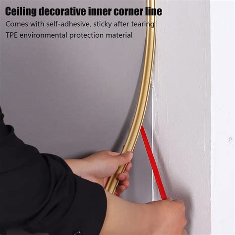 Tpe Edging Strip Self Adhesive Quadrant Trim Skirting Board M Home