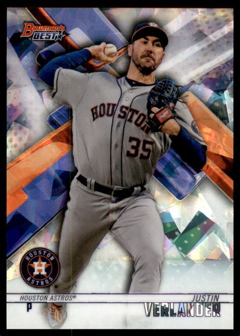 Bowman S Best Atomic Refractors Justin Verlander Nm Mt