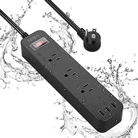 Outdoor Power Bar Waterproof With Usb Ports Weatherproof Surge