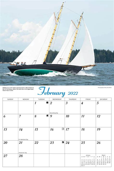 Classic sail 2023 wall calendar – Artofit