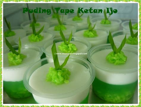 Mom S Uli Rumah Kue Puding Tape Ketan Ijo