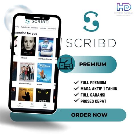 Jual Scribd Scribd Premium Scribd 1 Tahun Scribd Lifetime