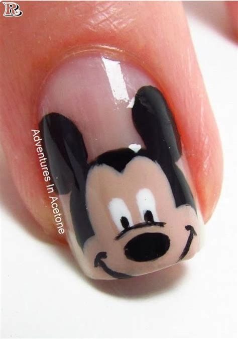 50 Disney Nagel Kunst Ideen 2019 Nageldesigns Info Mickey Mouse