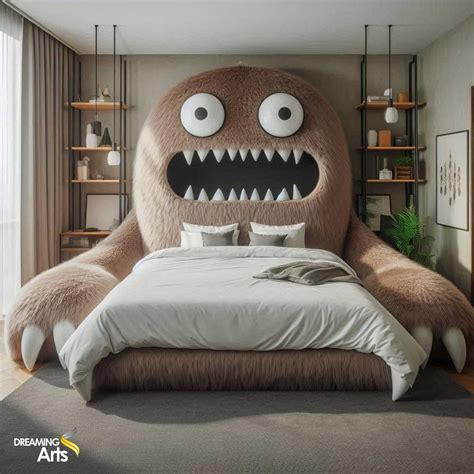 Furry Monster Shaped Bed: How To Install And Its Benefits