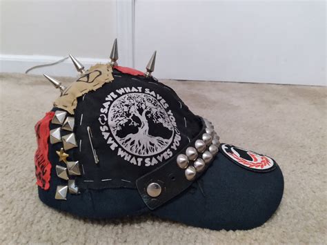 Punk Cap Battle Hat Etsy