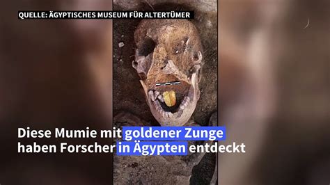 Mumien Mit Goldener Zunge In Gypten Entdeckt Vid O Dailymotion