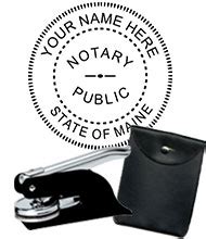 Deluxe Notary Kit For Maine Ships Next Day Free Shipping