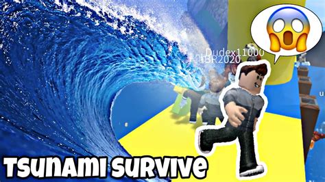 ROBLOX SOBREVIVENDO AO TSUNAMI PETER GAMES YouTube