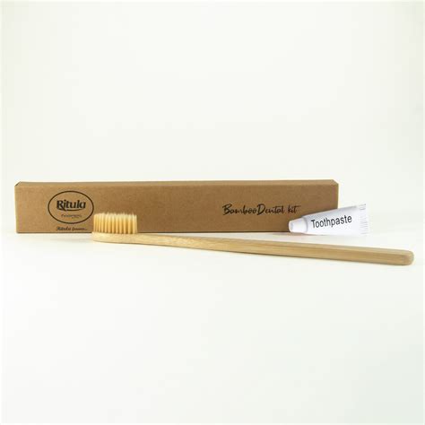 Bamboo Dental Kit In Kraft Box Ritula