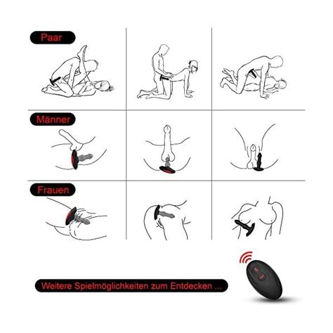 Schub Anal Vibratoren Buttplug Mit 10 Vibrationsmodus 3 Pulsmodus