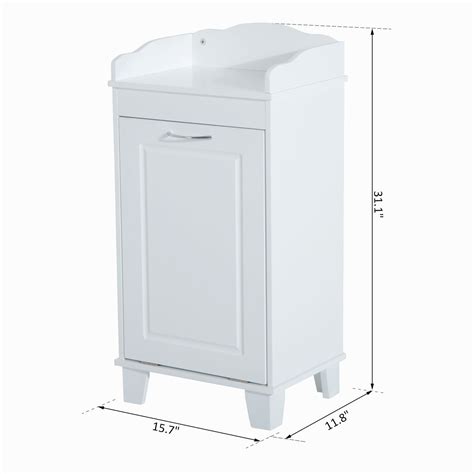 Homcom 31 Modern Country Free Standing Bathroom Tilt Out Laundry