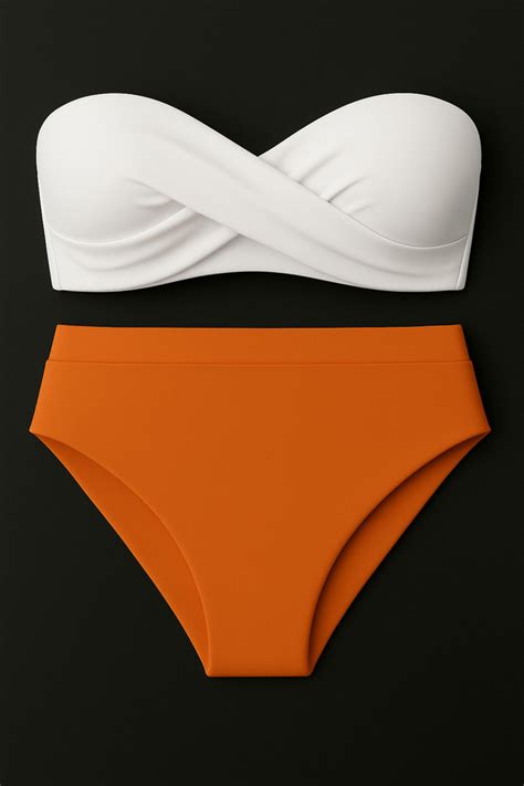 Pierre Cardin Düğüm Detaylı Yüksek Bel Dolgulu Straplez Yeni Sezon Bikini Takımı Fiyatı