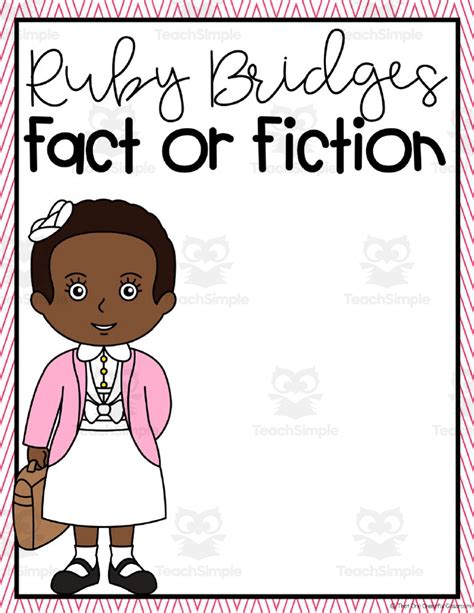 Ruby Bridges Worksheet First Grade