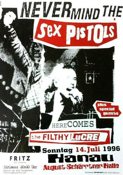 SEX PISTOLS Poster Vintage Concert Poster Punk Johnny Rotten 18x13