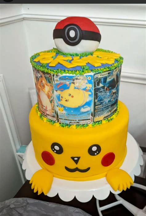 Buy 9 Edible Pokemon Cards Cakes Cookies Rice Krispy Treats Pre Cut