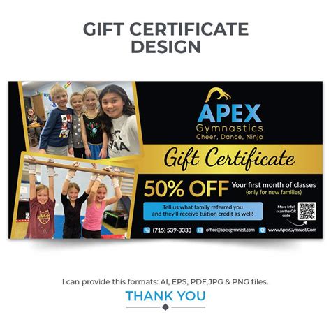 Gift Certificate Design | Freelancer