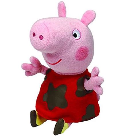 Peppa Pig Pelúcia 20 cm Peppa Vestido Lama Ty Dtc 4535 Submarino