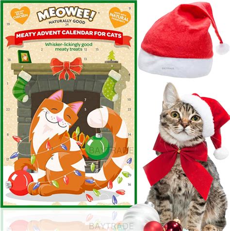 Pet Advent Calendar 2023 For Cats Cat Advent Calendar 2023 Santa