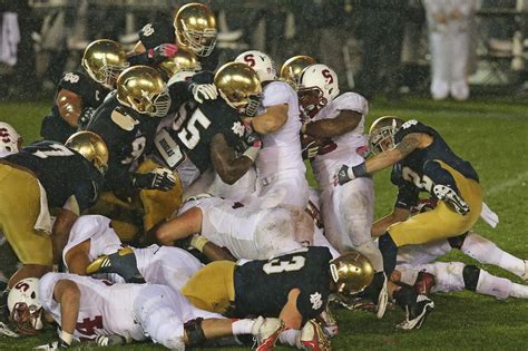 Series Recap Notre Dame Vs Stanford One Foot Down