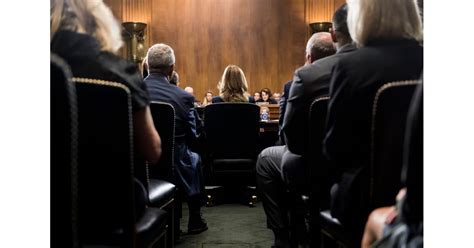 Pictures From The Senate Hearing On Brett Kavanaugh Popsugar News Photo 3