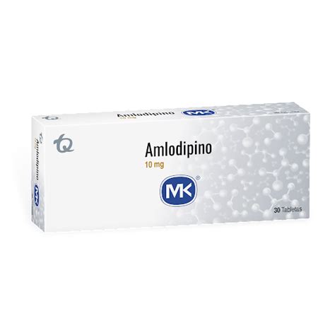 Amlodipino Mg Mk Caja X Tabletas