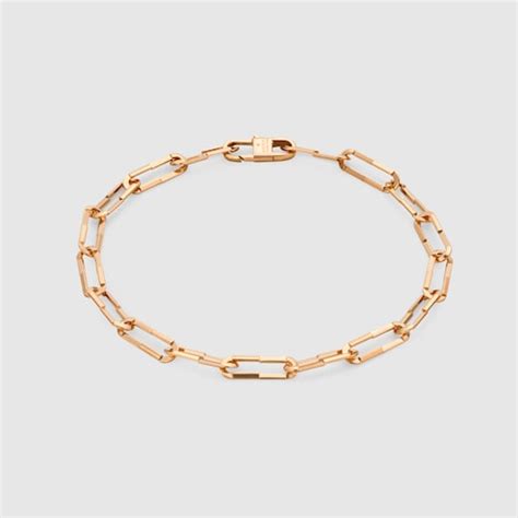 Gucci Link To Love Bracelet In 18k Rose Gold GUCCI US