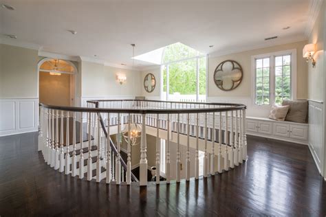 The Brady Bunch --grand staircase & upstairs landing - Transitional - Staircase - Philadelphia ...