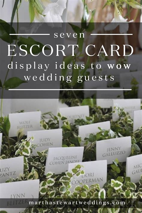 Insanely Creative Escort Cards And Seating Displays Artofit