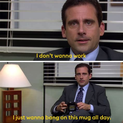 Michael Scott I Don T Wanna Work Blingtips