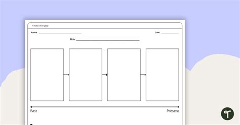 Blank Timeline Template | Teach Starter - Worksheets Library