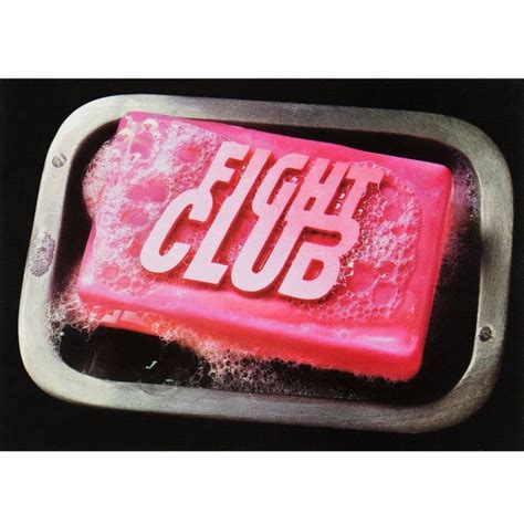Fight club soap postcard os black – Artofit