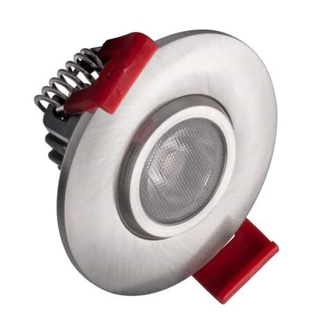 Nicor 2 In Nickel 4000k Remodel Ic Rated Recessed Integrated Led