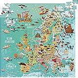 Vilac 2603 Puzzle Carte de France en Valise 144 Pièces Amazon