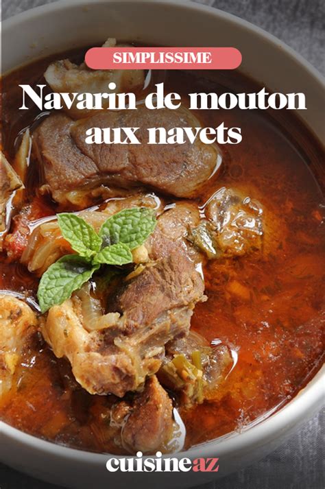 Navarin De Mouton Aux Navets Artofit