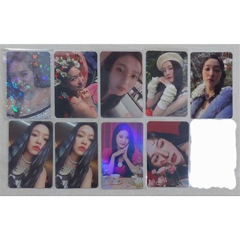 OFFICIAL Part 1 Photocard Wendy Joy Yeri Irene Red Velvet Kihno Day 2