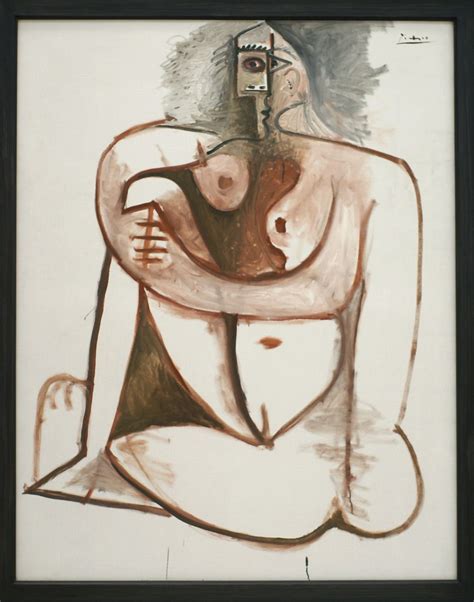 Pablo Picasso Femme Accroupie Kauernde Frau Crouching Flickr