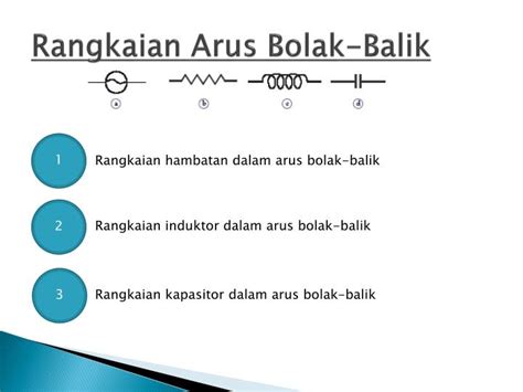 PPT - RANGKAIAN LISTRIK ARUS BOLAK-BALIK PowerPoint Presentation - ID ...