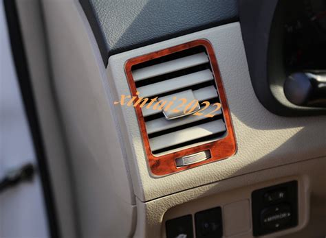 13PCS Peach Wood Grain Car Interior Kit Cover Trim For Toyota Corolla