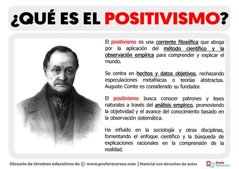 Qu Es El Positivismo Definici N De Positivismo