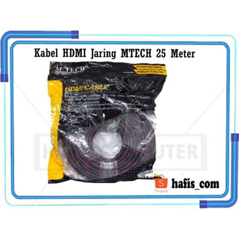 Jual Kabel HDMI Jaring 15M 20M 25M MTECH Shopee Indonesia