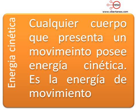 Mapa Conceptual Energia Cinetica Cibertareas