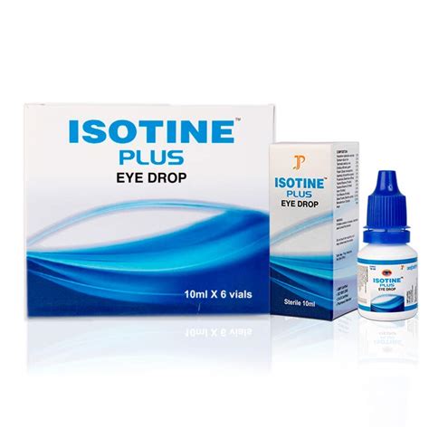 Buy ISOTINE PLUS EYE DROP Jagat Pharma Isotine Plus For Serious